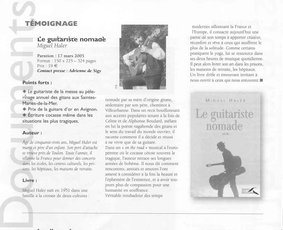 Témoignage — Le guitariste nomade